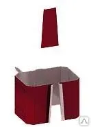 Фото №0 Держатель трубы 76х102 на кирпич RAL P363 (Вишня)