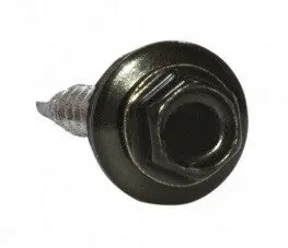 фото Саморез 4,8х35 HARDWEX оцинкованный RAL 9005 Черный под насадку для крепления кровельного листа к деревянным конструкциям 00000006541