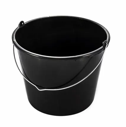 Фото №0 Ведро строительное 16л резинопластик (обрезиненная ручка) Flexible