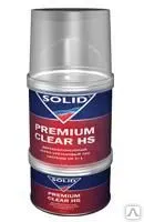 Фото №0 2K лак системы HS 1000+500мл SOLID PREMIUM CLEAR в комплекте с отвердителем