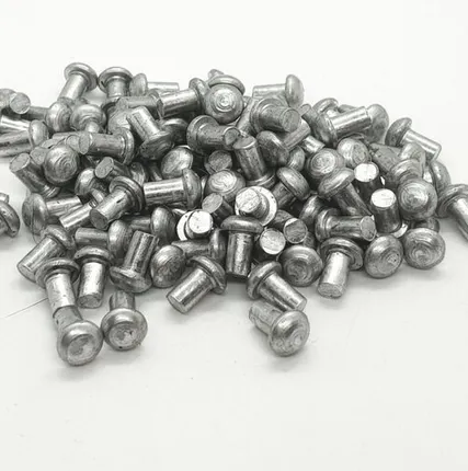 Фото №0 Заклепка под молоток с полукруглой головкой 4х6 алюминиевая, ГОСТ 10299-80 (DIN 660), 100 шт.