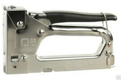 фото Пистолет ЗУБР скобозабивной металлический пружинный, тип 53, 4-10мм