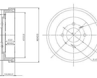 фото PDR1720 Барабан тормозной