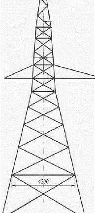 Фото №0 Опора ЛЭП У35-3+9