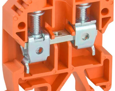 фото IEK Клемма винтовая КВИ-10мм2 оранжевая IEK