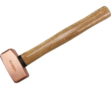 фото Кувалда 3,0 кг медная с деревянной ручкой HOR