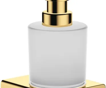 фото Дозатор для жидкого мыла Hansgrohe AddStoris полированное золото 41745990