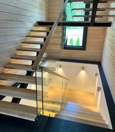 Фото №0 стеклянный перила ограждений