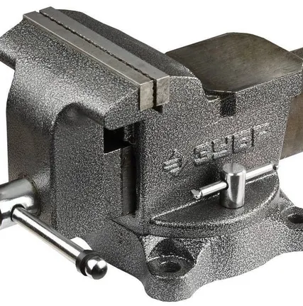 Фото №0 Тиски ЗУБР &quot;МАСТЕР&quot; с поворотным механизмом, 150мм/16кг 3258