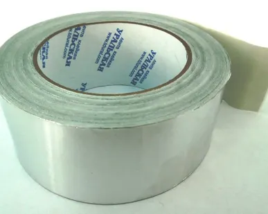 фото Лента клейкая алюминиевая 75мм х 50м