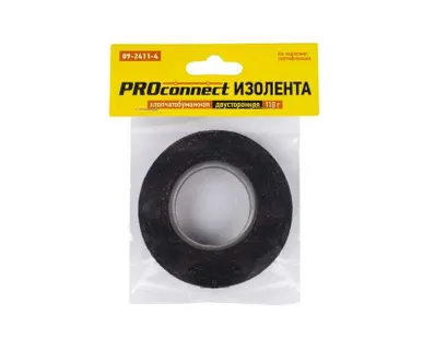 фото Изолента х/б 18мм двусторонняя (рул.16.4м) Proconnect 09-2411-4