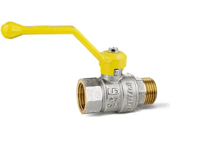 фото Кран шаровой LD Pride 3/4" н.р.-в.р. для газа (ручка рычаг)