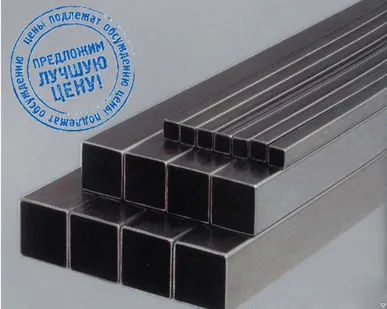 фото ТРУБА ПРОФИЛЬНАЯ НЕРЖАВЕЮЩАЯ КВАДРАТНАЯ