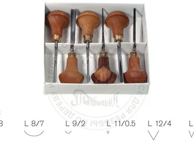 фото Набор C из штихелей для Нэцкэ Pfeil LS C