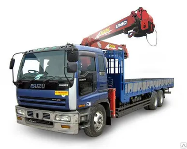 фото Аренда манипулятора грузоподъемностью 6 т и высота стрелы 19 м