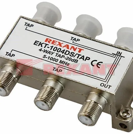 Фото №0 Ответвитель 4 отвода 14дБ, 5-1000МГц Т06-4/14