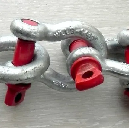 Фото №0 Скоба-шакле оцинкованная 14 мм