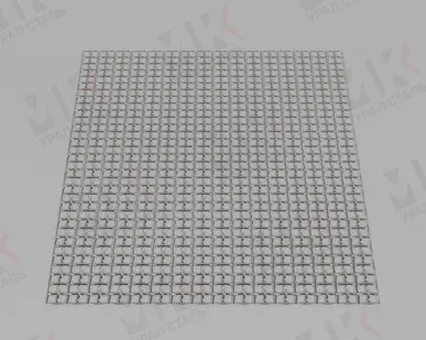 фото Сетка рифленая нержавеющая 5х2 мм ТУ 1276-002-38279335-2013