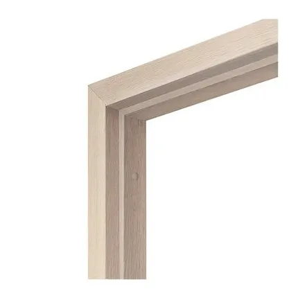 Фото №0 Комплект дверной коробки 900мм (937х28х70мм) с фурнитурой ламинированный Беленый Дуб Олови