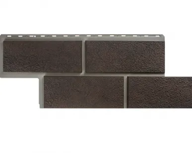 фото Фасадная панель «Альта-Профиль», неаполитанский камень коричневый