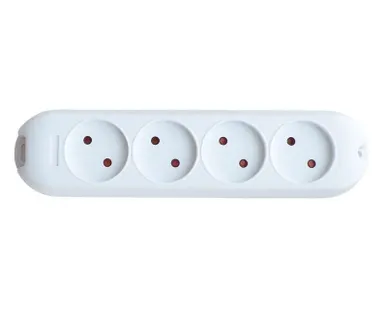 фото Колодка удлинителя 4N-SMART 4-м 5240 10А без заземл. IN HOME 4690612010458