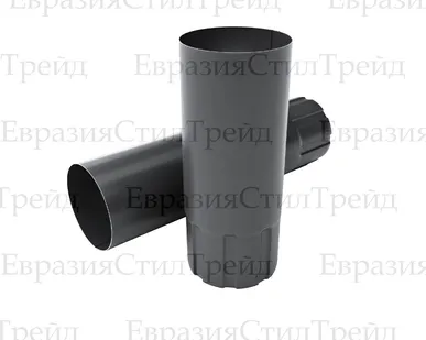 фото Труба водосточная D90х3000 OSNO | RAL 7024 Серый графит