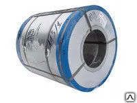 фото Лист оцинкованный в рулоне 0.5х1250 RAL9006 с полимерным покрытием