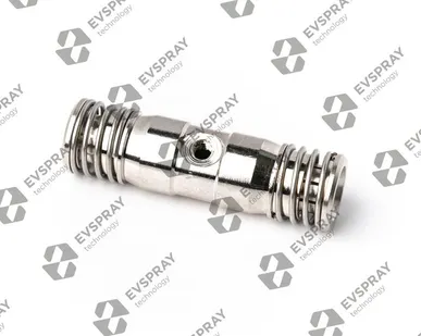 фото Фитинг проходной сталь 303 Slip Lock 9,52 мм под одну форсунку 10/24