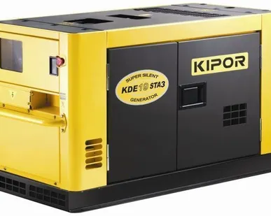 фото Дизельная электростанция в шумопоглащающем корпусе Kipor KDE19STA3