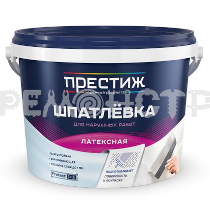 Фото №0 Шпатлевка акр  1,5кг ПРЕСТИЖ лат (8) зз