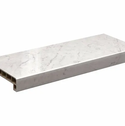 Фото №0 Подоконник пластиковый Moeller LD 40, 300мм, белый агат