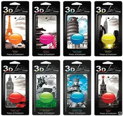 Фото №0 SAA-0785 Ароматизатор 3D SAPFIRE Небоскребы Манхэттена свежесть
в