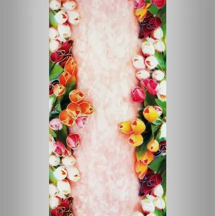 Фото №0 Панель ПВХ с голографией, артикул ПЛ 5 "Тюльпаны"