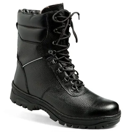 Фото №0 Ботинки кожаные «Альпы» меховые