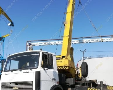 фото Аренда автокрана (автомобильного крана) Ивановец КС-35715, Орск