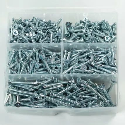 Фото №0 Комплект крепежа "Оконный саморез" 550 единиц+бита