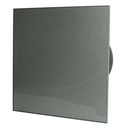 Фото №0 MM-P 06 стекло квадрат серый 5,5Вт d100 малошумный вентилятор с обратным клапаном MMotors JSC