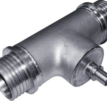 Фото №0 Тройник для труб Твэл-Пэкс SDR11 ДУ110-110-110 (нерж.ст.)