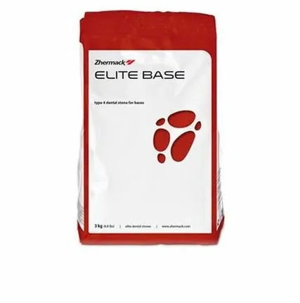 Фото №0 Супергипс Elite Base (Элит Рок) - 4-го класса.,25кг Terracotta Red (красный).Zhermack