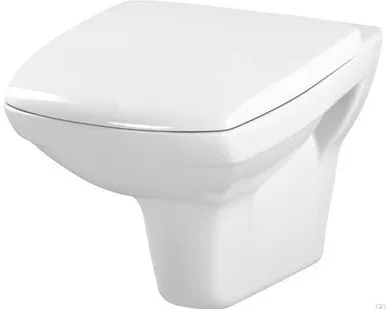 фото Унитаз подвесной "CARINA" с дюропластовым-сиденьем(Cersanit)