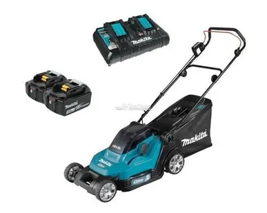фото Газонокосилка аккумуляторная Makita DLM 432 PT2