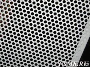 Фото №0 Лист перфорированный стальной 1х1250х2500 мм Rv 8,0-10,0