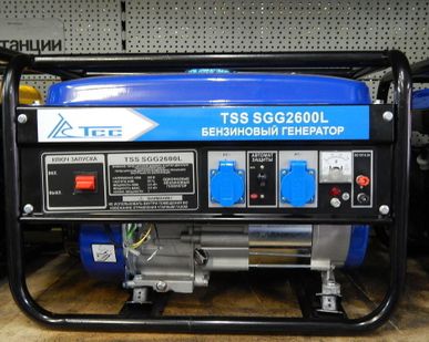 фото Бензиновая электростанция TSS SGG 2600 L
