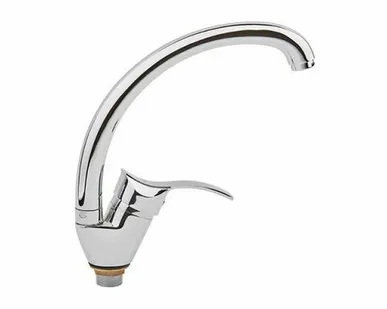 фото Смеситель ОПТИМА кухня 40 мм, ручка боковая, с гайкой, OB40(1)02