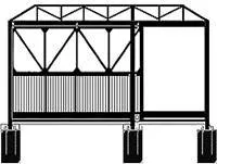 фото Ворота откатные 7,5м (открытие влево) ДАБР.425711.017-01