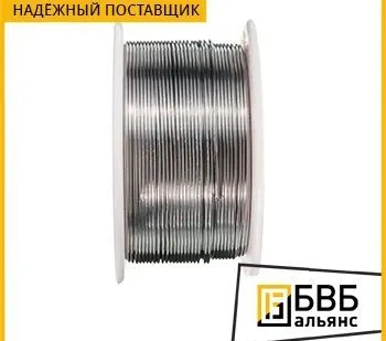 фото Проволока оловянно-свинцовая 6 мм ПОС61