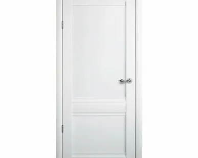 фото Дверь межкомнатная Классик-1 (Dorica) глухая, сатин, Белый 2000х800мм