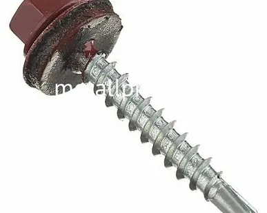 фото Саморез кровельный кр коричневый ral 3011 4,8x29 (упаковка) 4000 шт