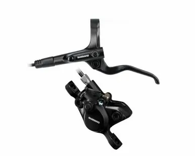 фото Дисковый тормоз Shimano MT201, BL(лев)/BR(передн), полимер. колодк., 1000мм, цв. черн.