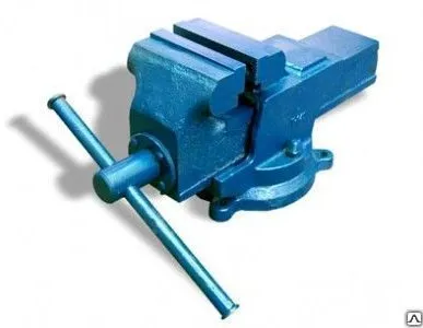 фото Тисы слесарные поворотные ТС-100